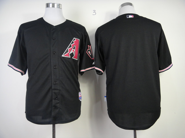 Men Arizona Diamondback Blank Black MLB Jerseys1->arizona diamondback->MLB Jersey